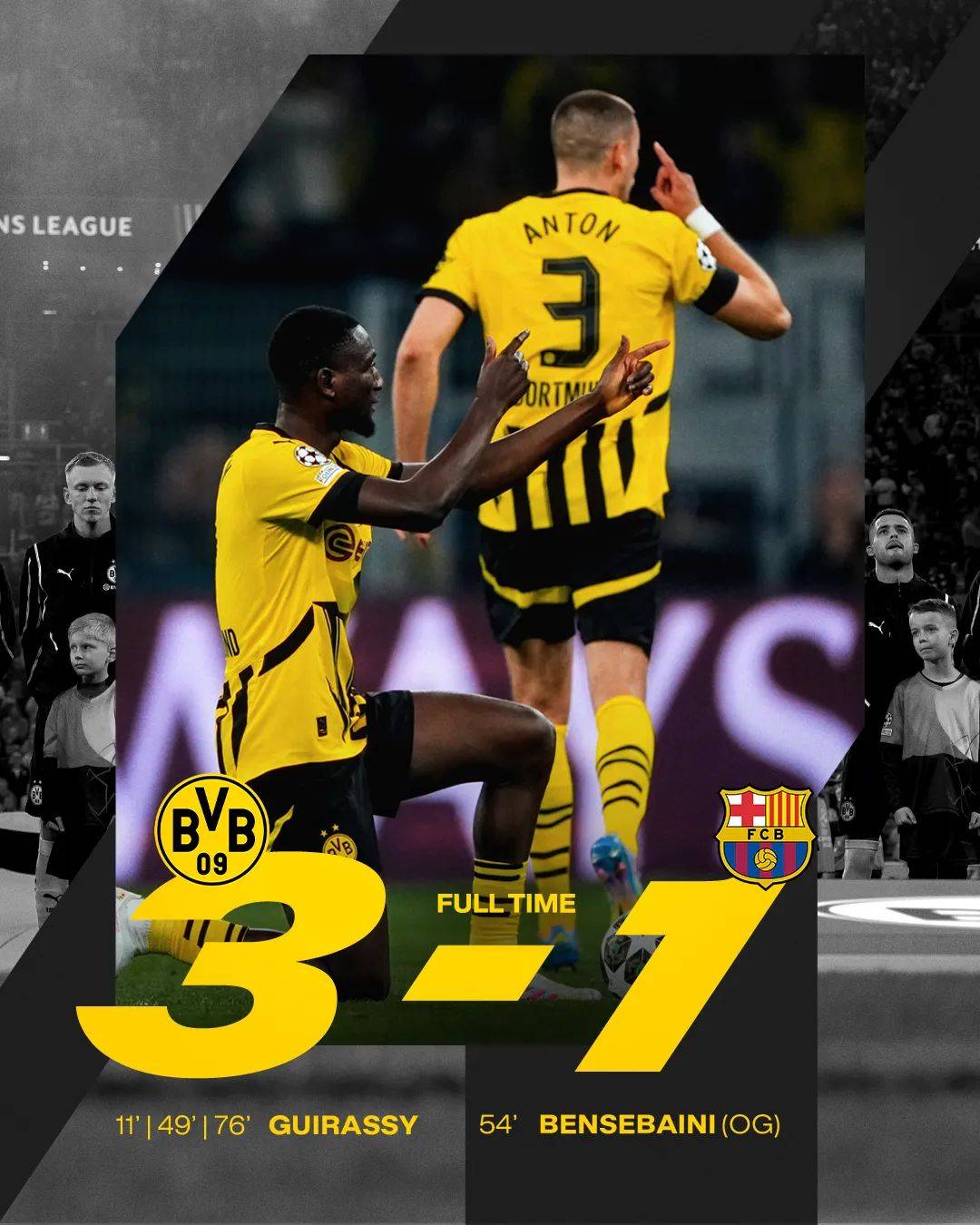 多特蒙德再一胜挪威海伦芬,欧冠小组赛高歌 多特蒙德再一胜挪威海伦芬,欧冠小组赛高歌